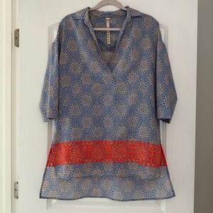 Uncle Frank Blue Oversized Tunic XS